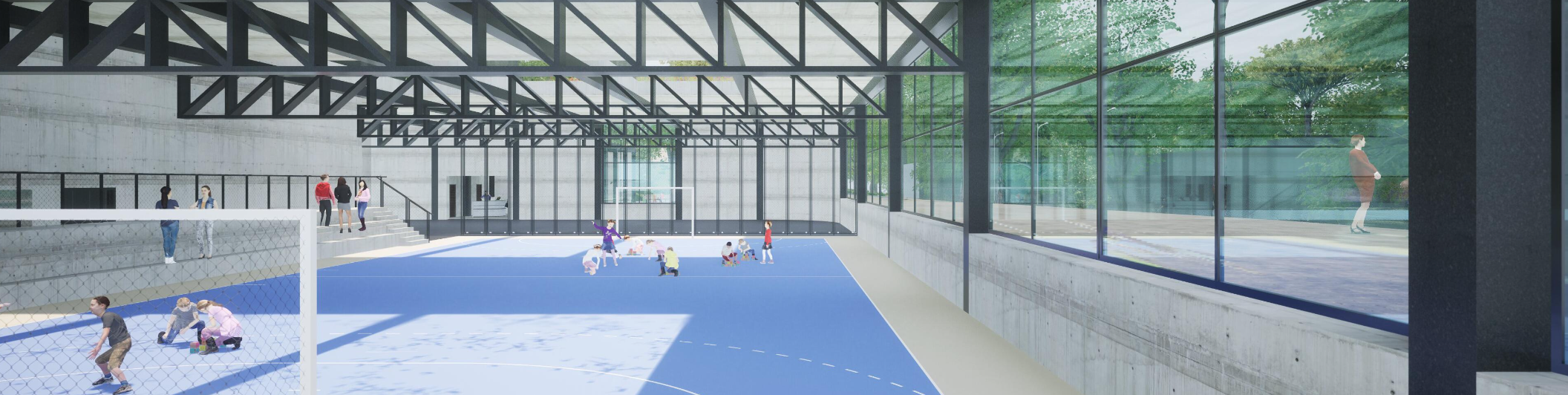 Render Orizzontale Bagnoli Sports Hub